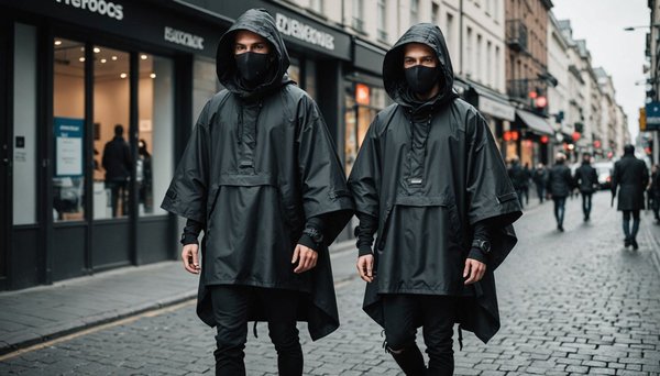 Elevate your urban style with functional techwear ponchos